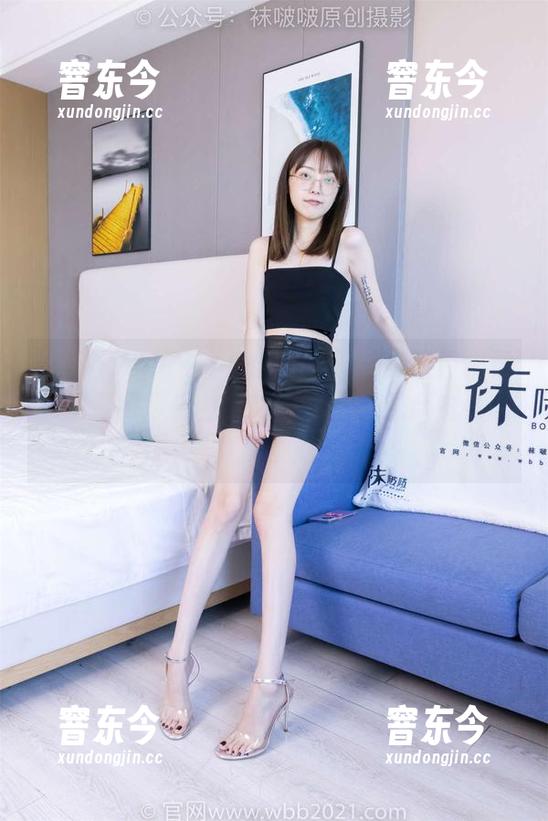 BoBoSocks袜啵啵-橘橘 BoBoSocks袜啵啵 - 免费的美图!橘橘黑丝透明脚尖款,果然容易让人产生小联想