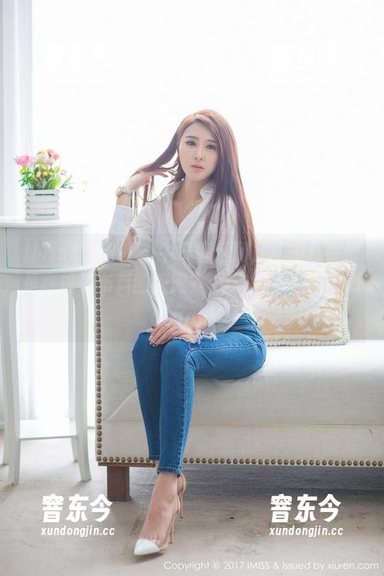 IMiss爱蜜社-sisy思 IMiss爱蜜社 - 牛仔裤系列,私拍几乎都是在挑战布料的极限?sisy思你’rekidding吧?