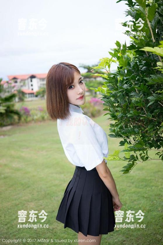 MiStar魅妍社-丽Yovi MiStar魅妍社 - 一身水手服的丽Yovi,福利图集刷新了我的认知,太难以抗拒了!